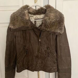 Guess leather jacket